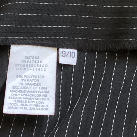 Suit Us Pinstripe Pencil Skirt Sz 9/10 Career Business #143G - Picture 8 of 8